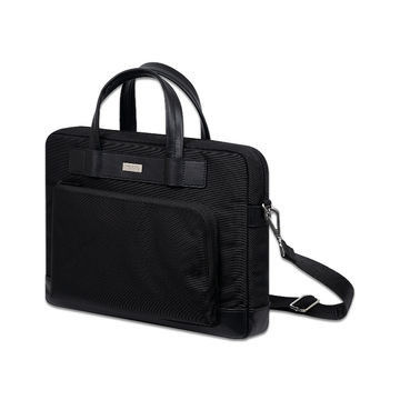 Custom logo Zwarte laptop boodschapper tas koffer met schouderband