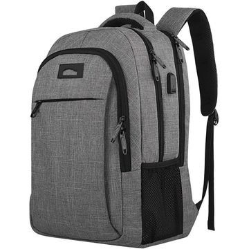 Anti-diefstal slim reis laptop rugzak met USB oplaadpoort