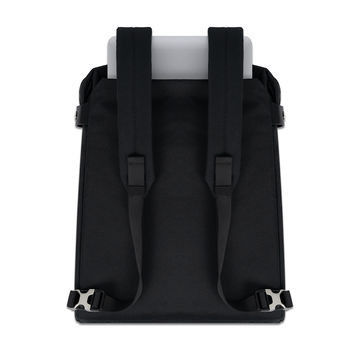 Waterdicht 16 inch laptop rugzak zak zwart met aangepast logo