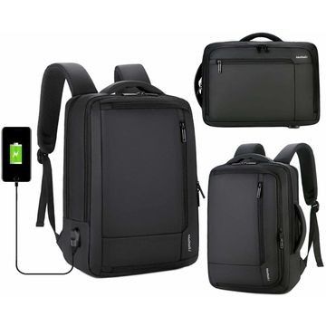 Business Anti-Theft Slim Duurzame Laptops Rugzak 15.6 inch Met USB oplaadpoort, waterbestendig