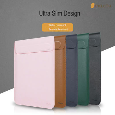 Synthetische leer laptop tas mouwen Multifunctionele Ultra Slim