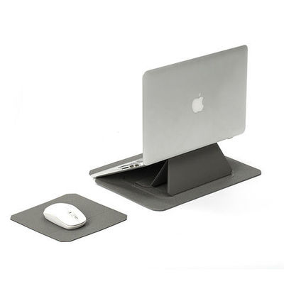 PU leer laptop tas mouwen met standhouder 1.1mm Ultra Slim