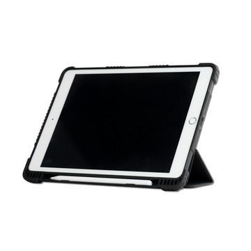 Duidelijke robuuste Ipad hoesjes met zachte rand Magnetische Tri Fold Cover Stand